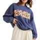 BILLABONG LADIES TIKI VIBES KENDALL CREW - BLUE SURF