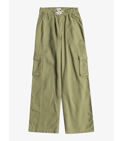 ROXY GIRLS PRECIOUS CARGO PANT - OIL GREEN