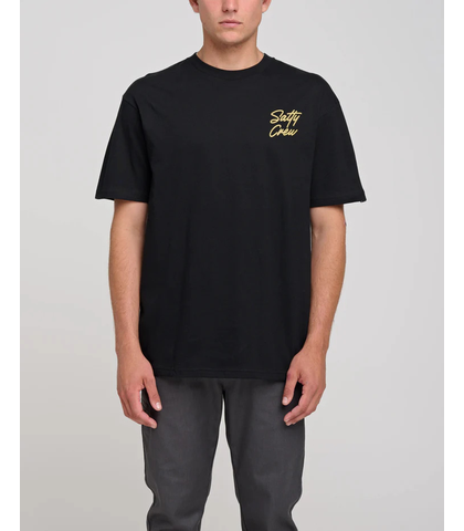 SALTY CREW MENS SNAPPER PREMIUM S/S TEE - BLACK