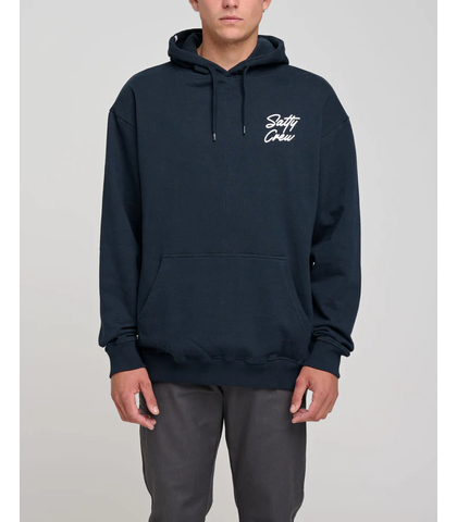 SALTY CREW MENS SANPPER HOOD - NAVY
