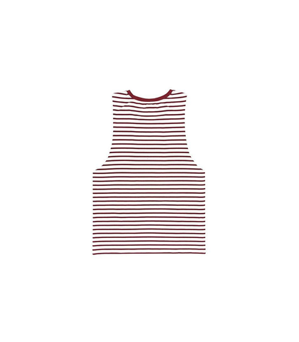 ILABB STONE MUSCLE TANK - CREAM/MAROON - Mens-Tops : Sequence Surf Shop ...
