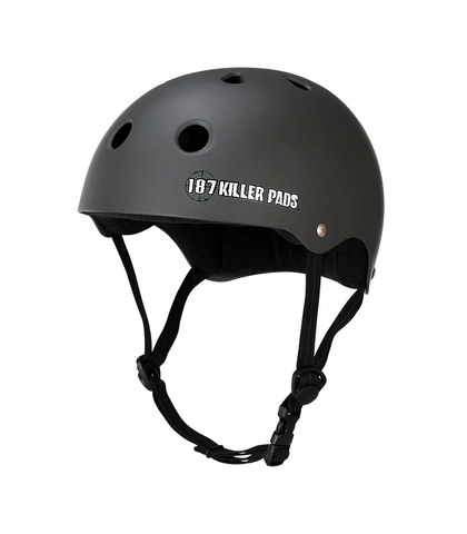 187 KILLER PADS - CERTIFIED SKATE HELMET - BLACK