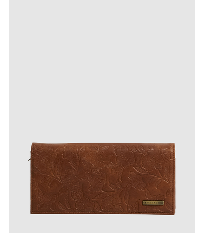 BILLABONG LADIES MOON BLOOM BEACH WALLET - TAN