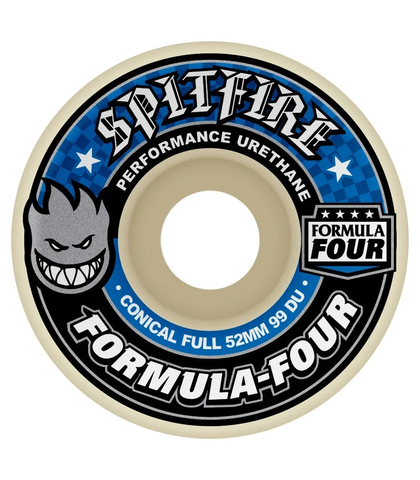SPITFIRE WHEELS - F4 99 CONICAL FULL 52mm