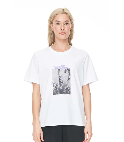 HUFFER LADIES CLASSIC TEE 170 / LAVENDER - WHITE