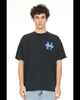 HUFFER MENS BLOCK TEE 220/ H BARS - BASALT