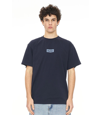 HUFFER MENS SUP TEE 190/ BOXED IN - NAVY