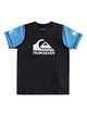 QUIKSILVER KIDS HEATS ON S/S RASHSHIRT - MALIBU BLUE