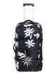 ROXY LADIES FLY AWAY TOO TRAVEL BAG - TRUE BLACK DELICATE FLOWERS