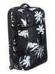 ROXY LADIES FLY AWAY TOO TRAVEL BAG - TRUE BLACK DELICATE FLOWERS