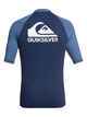 QUIKSILVER MENS ON TOUR S/S RASHSHIRT - MEDIEVAL BLUE
