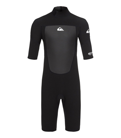 QUIKSILVER BOYS 2MM  PROLOGUE BACKZIP SPRINGSUIT - BLACK