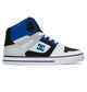 DC PURE HIGH TOP SHOE - BLACK / WHITE / BLUE