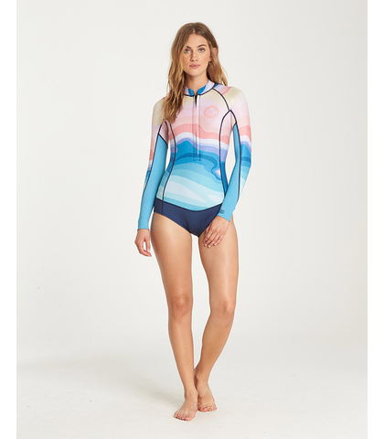 BILLABONG LADIES SALTY DAYZ 2MM L/S SPRINGSUIT - MIRAGE