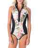 RIPCURL LADIES G BOMB SLEEVELESS BIKINI SPRINGSUIT - WHITE