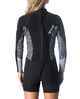RIPCURL LADIES DAWN PATROL 2M L/S SPRINGSUIT - BLACK/WHITE