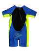 QUIKSILVER TODDLER 1.5M SYNCRO SPRINGSUIT - BLUE / SAFETY YELLOW