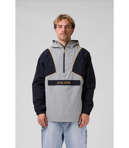 RPM MENS WIND BREAKER - DUSTY BLUE