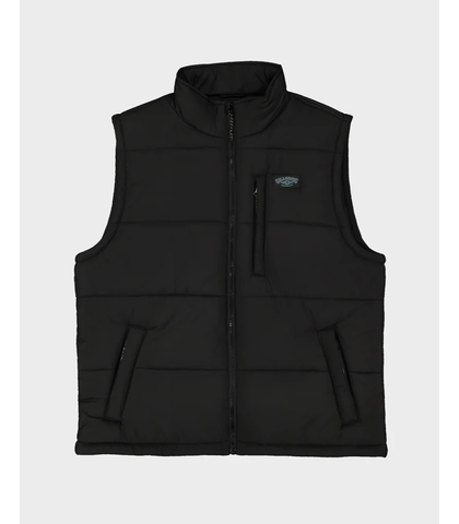 BILLABONG MENS JOURNEY PUUFER VEST - BLACK