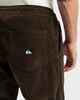 QUIKSILVER MENS TAXER CORD PANT - COFFEE