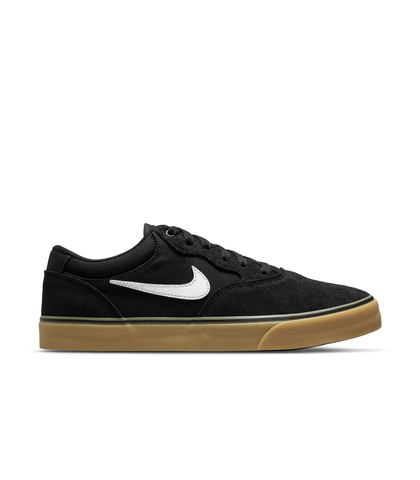 NIKE SB CHRON 2 SHOE - BLACK / GUM