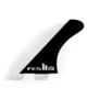 FCS II MF PERFORMANCE CORE TRI FIN SET - BLACK / WHITE