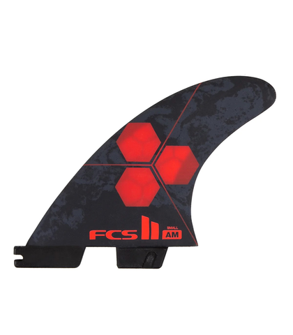 FCS II AM PERFORMANCE CORE TRI FIN SET - RED - SMALL