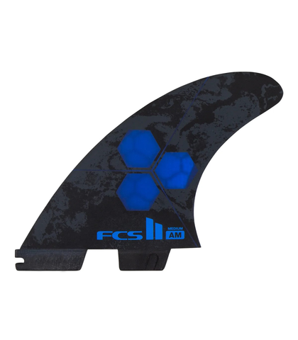 FCS II AM PERFORMANCE CORE TRI FIN SET - COBALT - MEDIUM