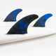 FCS II AM PERFORMANCE CORE TRI FIN SET - COBALT - MEDIUM