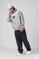 RPM MENS WORLD WIDE BOX HOOD - GREY MARLE