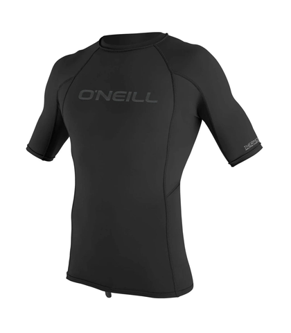 O'NEILL MENS THERMO X S/S RASHSHIRT - BLACK