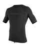 O'NEILL MENS THERMO X S/S RASHSHIRT - BLACK
