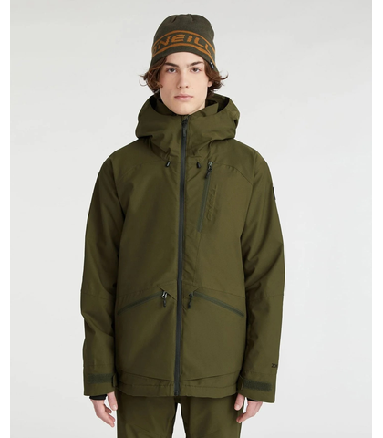 ONEILL MENS TOTAL DISORDER SNOW JACKET - FOREST NIGHT