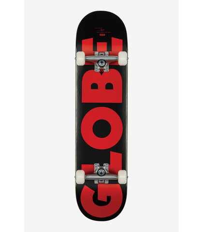 GLOBE COMPLETE -  FUBAR BLACK / RED 7.75