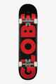 GLOBE COMPLETE -  FUBAR BLACK / RED 7.75