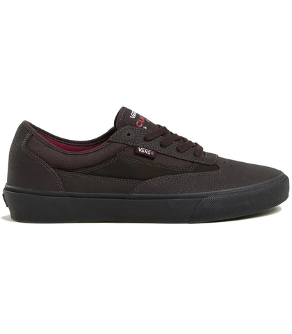 VANS SKATE CURREN CAPLES SHOE - DARK BROWN