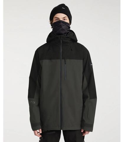O'NEILL MENS GTX PSYCHO TECH SNOW JACKET - BLACK OUT