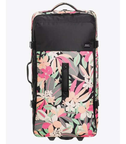 ROXY LADIES BIG SOUVENIR TRAVEL BAG - ANTHRACITE PALM SONG AXS 