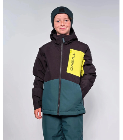 O'NEILL BOYS JACKSAW SNOW JACKET - ALMA STEEL