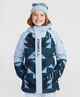 O'NEILL GIRLS ORIGINALS SNOW JACKET - BLUE TRIANGLE IKAT