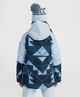 O'NEILL GIRLS ORIGINALS SNOW JACKET - BLUE TRIANGLE IKAT