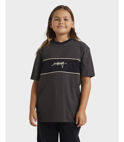 BILLABONG BOYS WRAPED S/S TEE - OFF BLACK