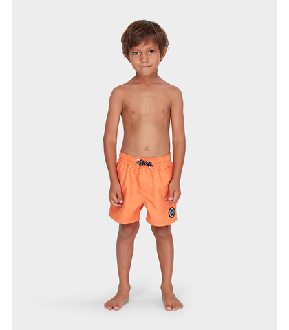 BILLABONG GROMS ALL DAY LAYBACK BOARDSHORT - ORANGE