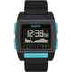 NIXON BASE TIDE PRO WATCH - ALL BLACK / BLUE