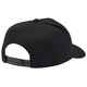 NIXON DEEP DOWN ATHLETIC SNAPBACK CAP - BLACK / WHITE