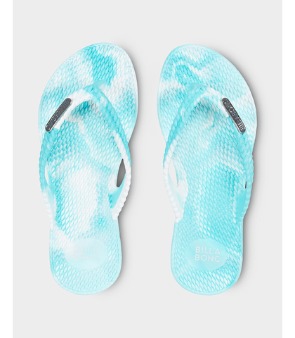 BILLABONG GIRLS KICKS MARBLE JANDAL - AQUA SPLASH