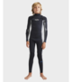 BILLABONG BOYS 3/2 ABSOLUTE NATURAL CHEST ZIP STEAMER - ALLOY