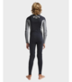 BILLABONG BOYS 3/2 ABSOLUTE NATURAL CHEST ZIP STEAMER - ALLOY