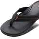 REEF CUSHION PHANTON 2.0 LEATHER JANDAL - BLACK / COFFEE