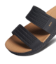 REEF LADIES WATER VISTA SLIDE - BLACK / TAN